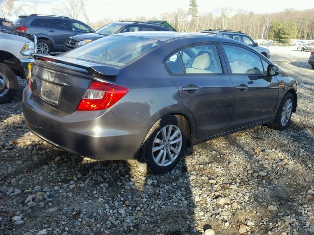 2HGFB2F84CH311476 - 2012 HONDA CIVIC EX GRAY photo 4