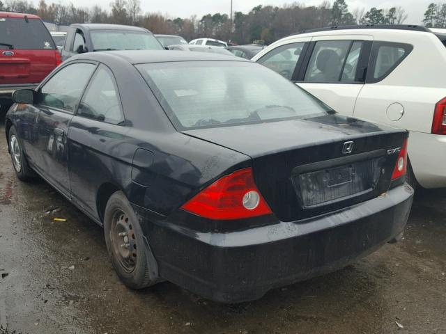 1HGEM22304L066146 - 2004 HONDA CIVIC DX V BLACK photo 3