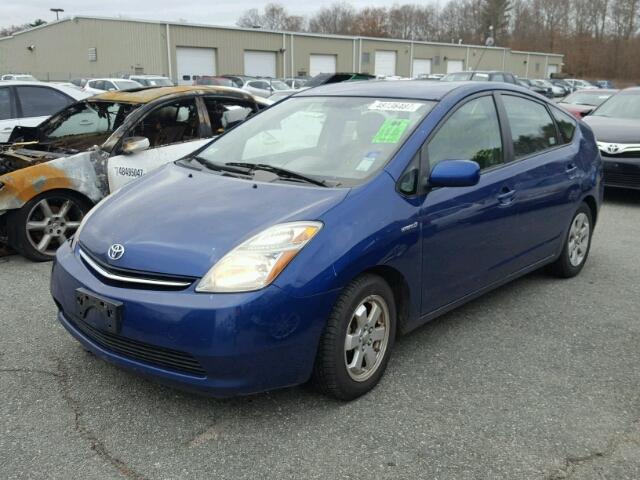 JTDKB20UX97821936 - 2009 TOYOTA PRIUS BLUE photo 2