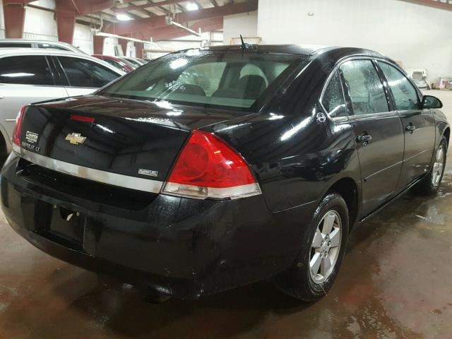 2G1WT58K279333717 - 2007 CHEVROLET IMPALA LT BLACK photo 4