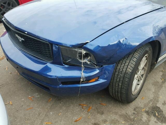 1ZVFT80N065211090 - 2006 FORD MUSTANG BLUE photo 9