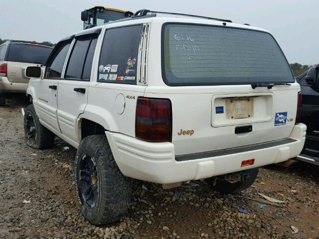 1J4EZ78Y9TC156176 - 1996 JEEP GRAND CHER WHITE photo 3