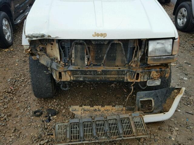 1J4EZ78Y9TC156176 - 1996 JEEP GRAND CHER WHITE photo 9