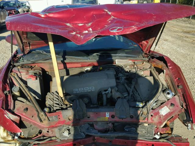 1G3WX52K6XF301834 - 1999 OLDSMOBILE INTRIGUE G RED photo 7