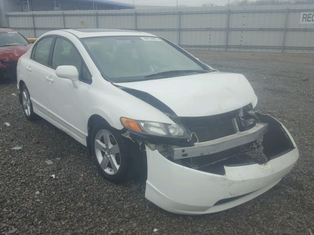 2HGFA16968H526452 - 2008 HONDA CIVIC EXL WHITE photo 1