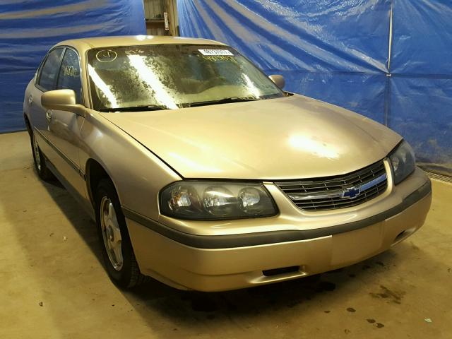 2G1WF52E649333158 - 2004 CHEVROLET IMPALA BEIGE photo 1