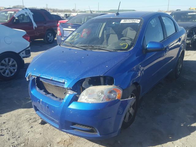KL1TD5DE5BB213903 - 2011 CHEVROLET AVEO LS 蓝色 照片 2