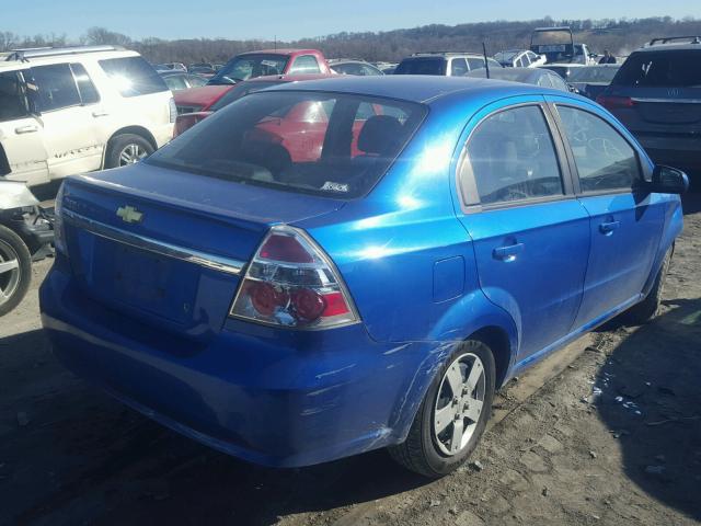 KL1TD5DE5BB213903 - 2011 CHEVROLET AVEO LS 蓝色 照片 4