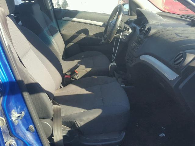 KL1TD5DE5BB213903 - 2011 CHEVROLET AVEO LS 蓝色 照片 5