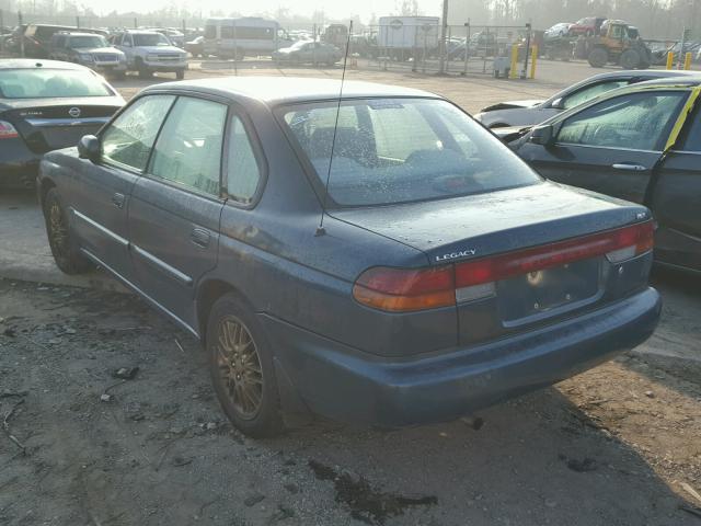 4S3BD6550S7234427 - 1995 SUBARU LEGACY LS GREEN photo 3