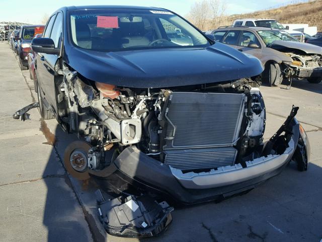 2FMTK4J94FBB60574 - 2015 FORD EDGE SEL BLACK photo 1