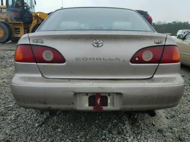 1NXBR12E32Z650090 - 2002 TOYOTA COROLLA CE BEIGE photo 10