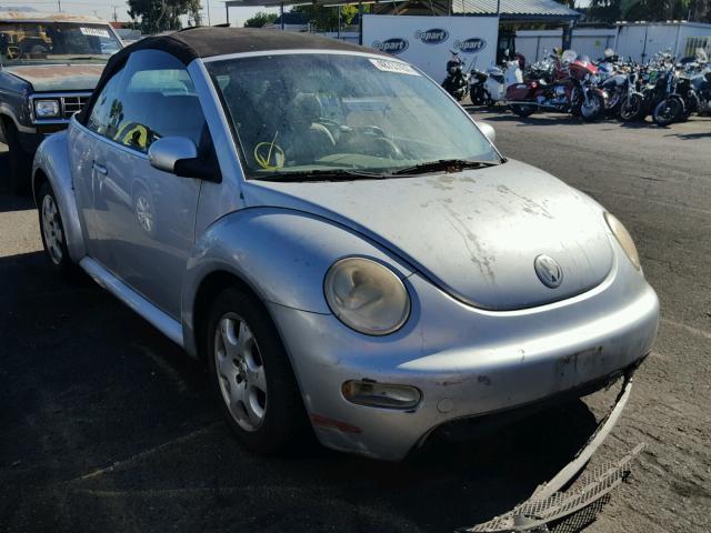 3VWCK21Y93M313635 - 2003 VOLKSWAGEN NEW BEETLE 银色 照片 1