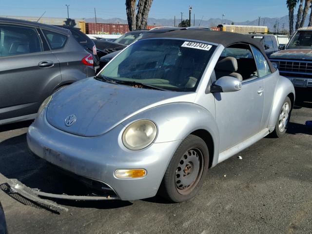 3VWCK21Y93M313635 - 2003 VOLKSWAGEN NEW BEETLE 银色 照片 2