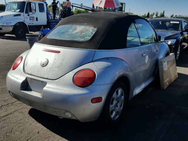 3VWCK21Y93M313635 - 2003 VOLKSWAGEN NEW BEETLE 银色 照片 4