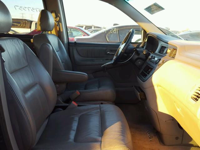 5FNRL18993B070982 - 2003 HONDA ODYSSEY EX BLUE photo 5