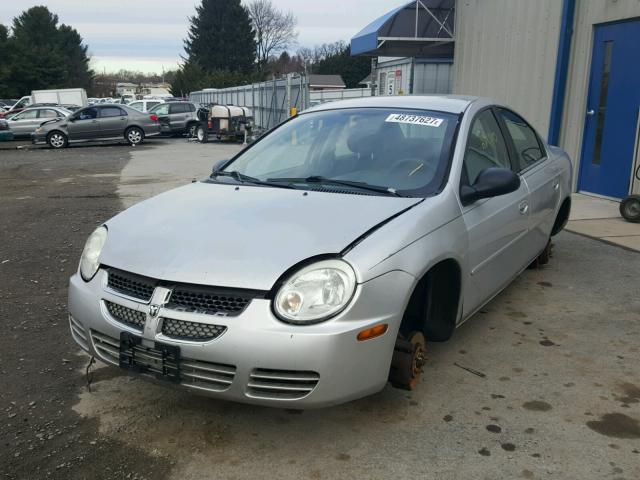 1B3ES56CX5D231083 - 2005 DODGE NEON SXT SILVER photo 2