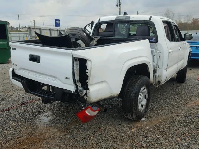 5TFCZ5AN4GX022689 - 2016 TOYOTA TACOMA DOU WHITE photo 4