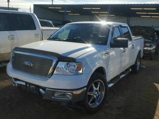 1FTPW12535KE05311 - 2005 FORD F150 SUPER WHITE photo 2