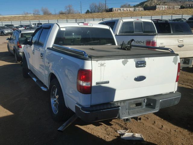 1FTPW12535KE05311 - 2005 FORD F150 SUPER WHITE photo 3