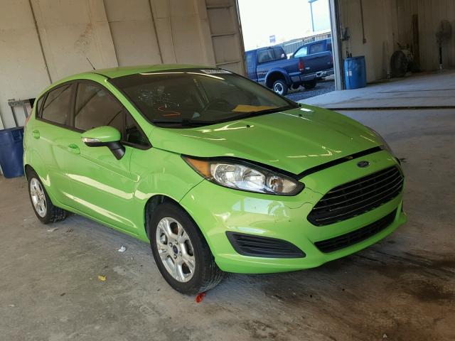 3FADP4EJ8EM127708 - 2014 FORD FIESTA SE GREEN photo 1