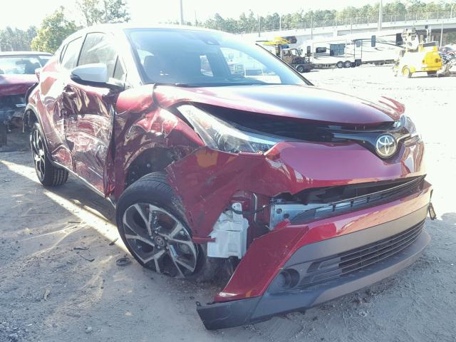 NMTKHMBX2JR019486 - 2018 TOYOTA C-HR XLE RED photo 1