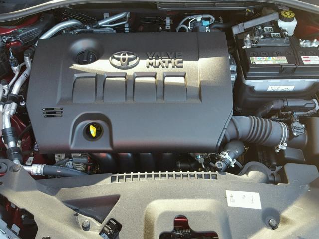 NMTKHMBX2JR019486 - 2018 TOYOTA C-HR XLE RED photo 7