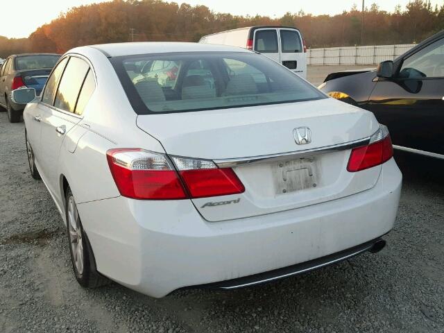 1HGCR2F71EA241734 - 2014 HONDA ACCORD EX WHITE photo 3