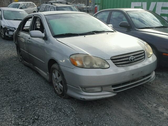 2T1BR32E73C141134 - 2003 TOYOTA COROLLA CE GRAY photo 1