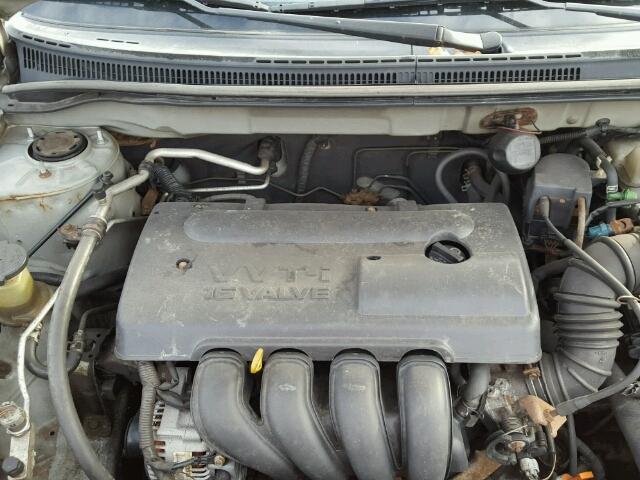 2T1BR32E73C141134 - 2003 TOYOTA COROLLA CE GRAY photo 7