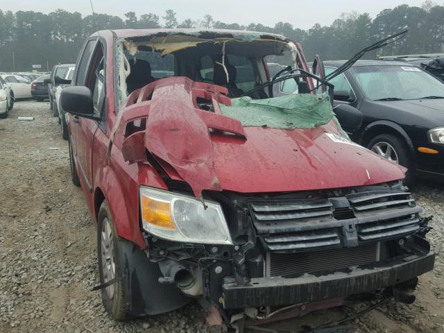 1D8HN44H38B164873 - 2008 DODGE GRAND CARA RED photo 1