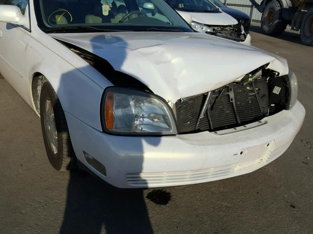 1G6KD54Y34U247251 - 2004 CADILLAC DEVILLE WHITE photo 9