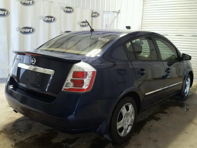 3N1AB6AP9BL727515 - 2011 NISSAN SENTRA 2.0 BLUE photo 4