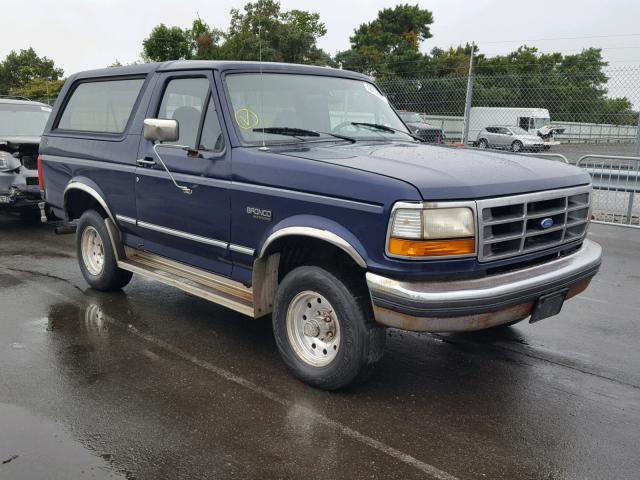 1FMEU15N7RLA66797 - 1994 FORD BRONCO U10 BLUE photo 1