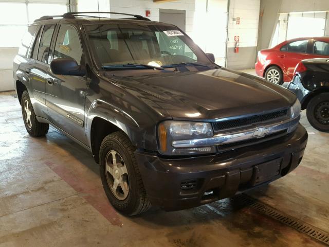 1GNDT13S542318127 - 2004 CHEVROLET TRAILBLAZE GREEN photo 1