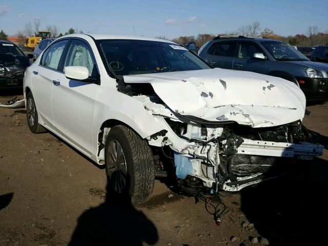 1HGCR2F38EA258690 - 2014 HONDA ACCORD LX WHITE photo 1