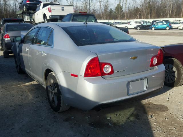 1G1ZC5E16BF356071 - 2011 CHEVROLET MALIBU 1LT SILVER photo 3