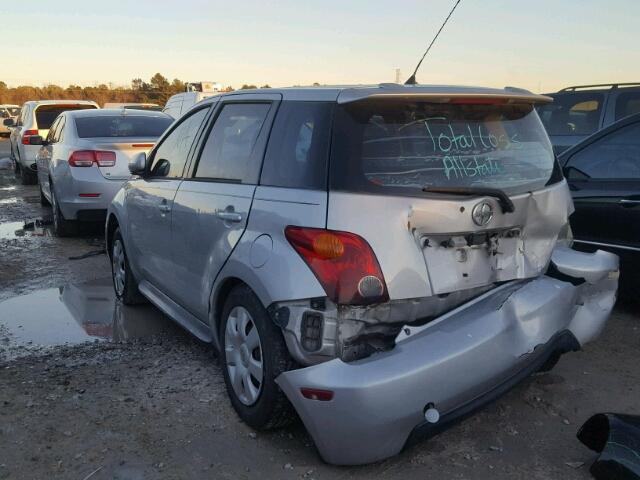 JTKKT624450084178 - 2005 TOYOTA SCION XA SILVER photo 3