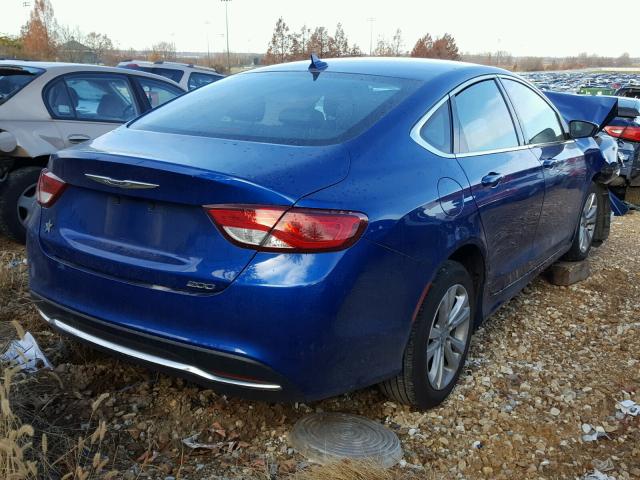 1C3CCCAB2HN511721 - 2017 CHRYSLER 200 LIMITE BLUE photo 4