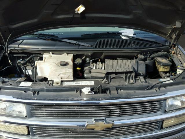 1GBFG15R811240321 - 2001 CHEVROLET EXPRESS G1 BROWN photo 7