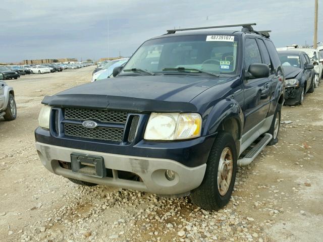 1FMYU60E83UA47548 - 2003 FORD EXPLORER S BLUE photo 2