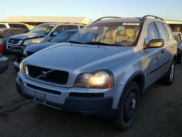 YV1CM59H941050249 - 2004 VOLVO XC90 SILVER photo 2