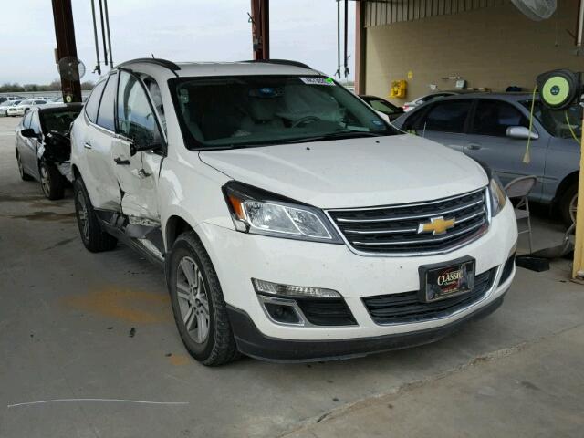 1GNKRHKD4FJ151723 - 2015 CHEVROLET TRAVERSE L WHITE photo 1