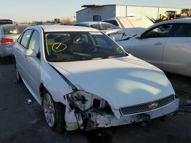 2G1WB5E32E1100271 - 2014 CHEVROLET IMPALA LIM WHITE photo 1