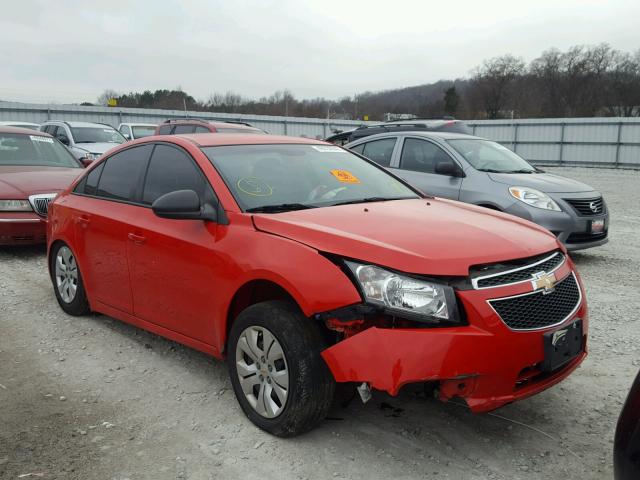 1G1PA5SH2E7447142 - 2014 CHEVROLET CRUZE LS RED photo 1