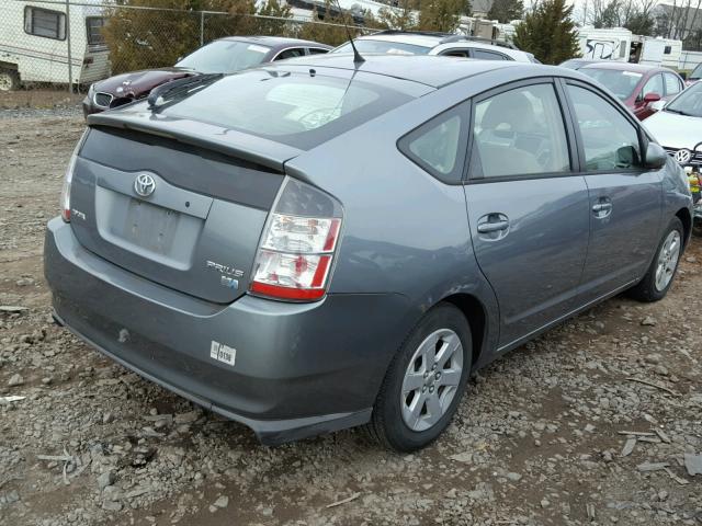 JTDKB22UX53083795 - 2005 TOYOTA PRIUS GRAY photo 4