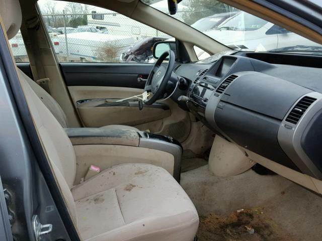 JTDKB22UX53083795 - 2005 TOYOTA PRIUS Grau Foto 5