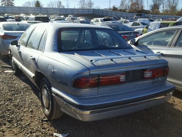 1G4HP52K4TH404494 - 1996 BUICK LESABRE CU BLUE photo 3