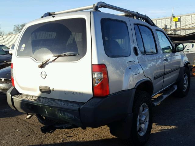 5N1ED28YX4C674737 - 2004 NISSAN XTERRA XE SILVER photo 4