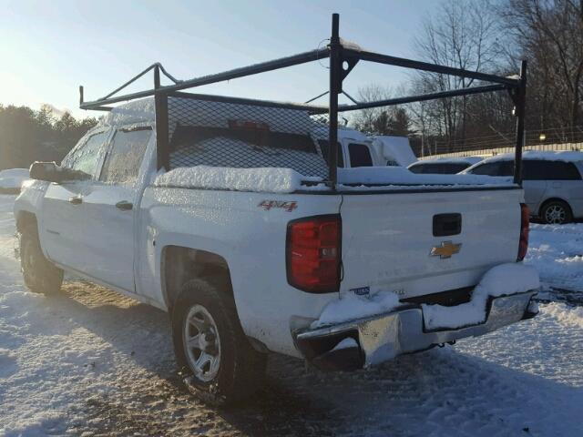 3GCUKPEH0EG281142 - 2014 CHEVROLET SILVERADO WHITE photo 3